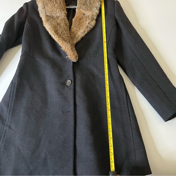 10 Crosby Derek Lam Coat SZ 6 Gray EUC Rerail $900 - Picture 12 of 12